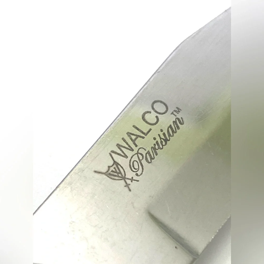Walco Parisian Steak Knife w/Black Delrin Handle & 4-1/2